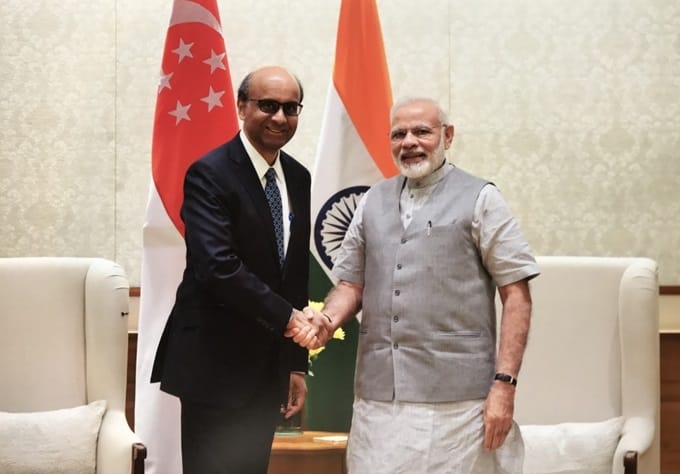 singapore president and India prime minister